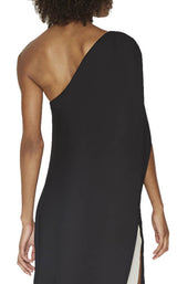 6 of 6 Halston Heritage MGT161772C Black-Champagne