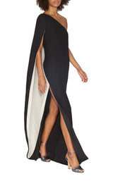 2 of 6 Halston Heritage MGT161772C Black-Champagne