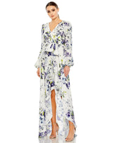 1 of 3 Mac Duggal 11334 Dress White-Multi