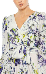 2 of 3 Mac Duggal 11334 Dress White-Multi