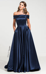 2 of 6 Ashley Lauren 1139 Navy