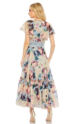 3 of 3 Mac Duggal 11400 Dress Blue-Multi