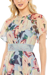 2 of 3 Mac Duggal 11400 Dress Blue-Multi