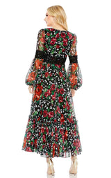 3 of 3 Mac Duggal 11402 Dress Black-Multi