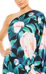 2 of 3 Mac Duggal 11404 Dress Black-Multi