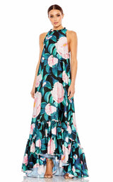 1 of 3 Mac Duggal 11406 Dress Black-Multi