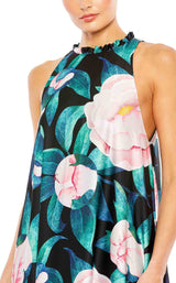 2 of 3 Mac Duggal 11406 Dress Black-Multi