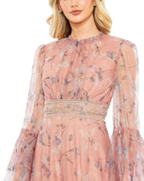 2 of 3 Mac Duggal 11408 Dress Rose-Multi