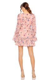 3 of 3 Mac Duggal 11409 Dress Rose-Multi