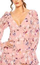 2 of 3 Mac Duggal 11409 Dress Rose-Multi