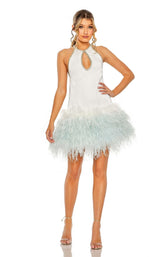 2 of 6 Mac Duggal 11437 Dress White