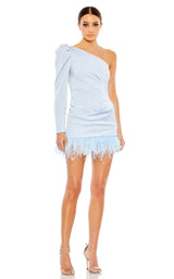 2 of 6 Mac Duggal 11440 Dress Powder-Blue