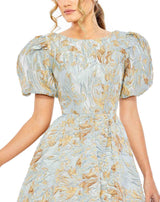 2 of 3 Mac Duggal 11608 Dress Platinum-Gold