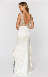 2 of 3 Ashley Lauren 1160 Dress Ivory