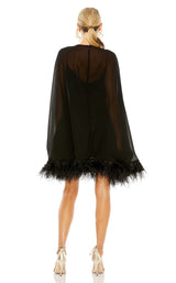 8 of 9 Mac Duggal 11622 Dress Black