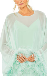 6 of 9 Mac Duggal 11622 Dress Mint