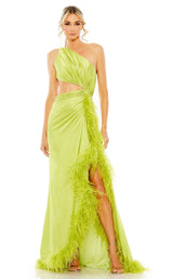 1 of 6 Mac Duggal 11689 Dress Lime