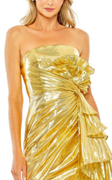 4 of 6 Mac Duggal 11695 Dress Gold