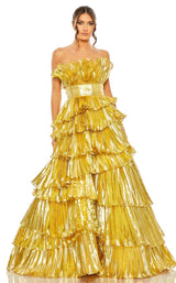 1 of 3 Mac Duggal 11697 Dress Gold