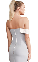 6 of 6 Daymor 1179 Dress Mist-White