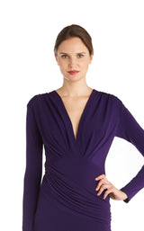 Issue NY 11823 Dress Purple