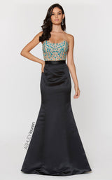 1 of 2 Ashley Lauren 1196 Dress Black