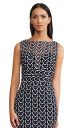 5 of 6 Daymor 1197 Dress Navy-Navy-lining