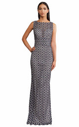 1 of 6 Daymor 1197 Dress Navy-White-lining