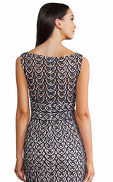 6 of 6 Daymor 1197 Dress Navy-White-lining