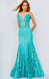 1 of 2 Jovani 22388 Dress Aqua