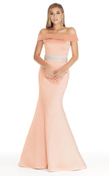 1 of 2 Ashley Lauren 1206 Dress Rose-Gold