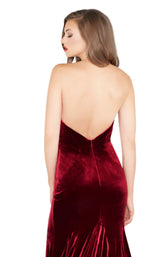 4 of 4 Mac Duggal 12079R Burgundy