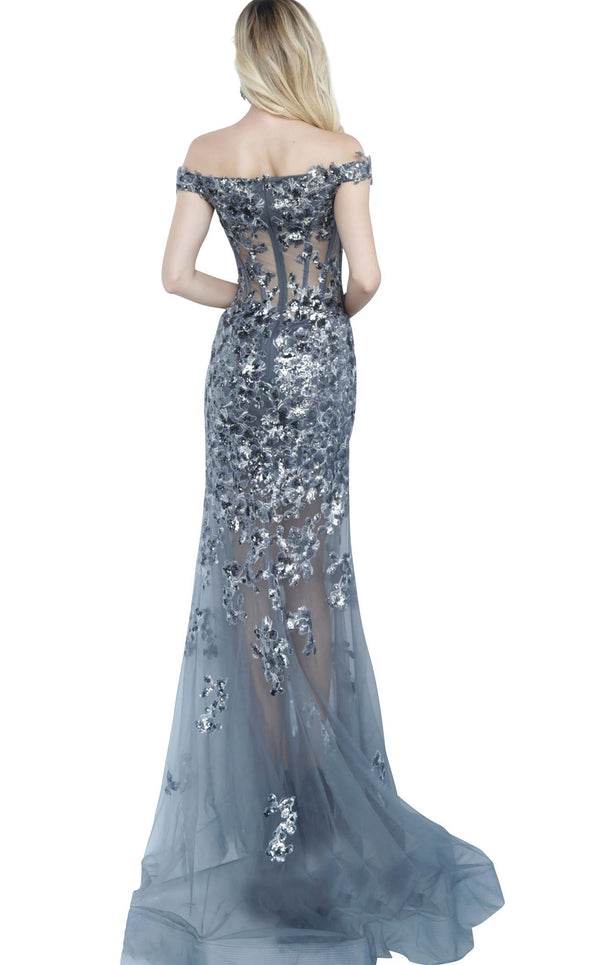 Jovani 1209 Grey