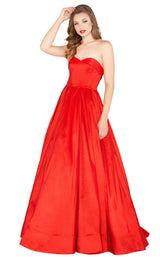 2 of 8 Mac Duggal 12132R Red