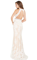 3 of 6 Mac Duggal 12150R Ivory/Nude