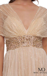 2 of 6 Mac Duggal 12174D Champagne