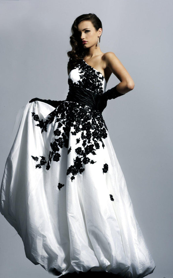 Sherri Hill 1007 White/Black