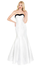 1 of 4 Mac Duggal 12182R White