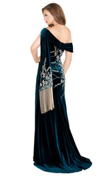 3 of 6 Mac Duggal 12186R Deep Emerald