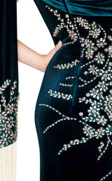 2 of 6 Mac Duggal 12186R Deep Emerald