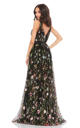 2 of 3 Mac Duggal 12282 Dress Black-Multi