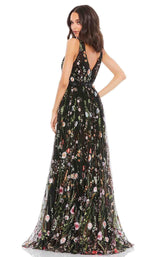 2 of 3 Mac Duggal 12282M Dress Black-Multi