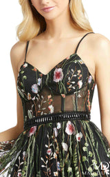 5 of 5 Mac Duggal 12345N Dress Black-Multi