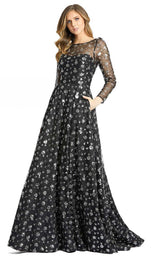1 of 3 Mac Duggal 12360D Dress Black