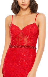 3 of 3 Mac Duggal 12406 Dress Red