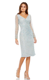 1 of 3 Mac Duggal 12408D Dress Platinum