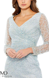 3 of 3 Mac Duggal 12408D Dress Platinum