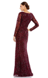 2 of 3 Mac Duggal 12412D Dress Garnet