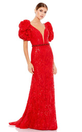 1 of 3 Mac Duggal 12421D Dress Red