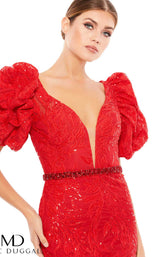 3 of 3 Mac Duggal 12421D Dress Red